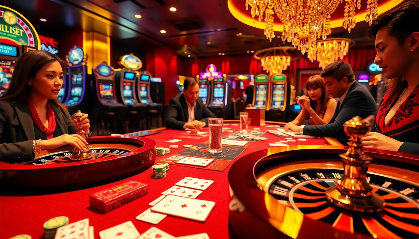 Experience thrilling gameplay at nh88 with vibrant casino elements and engaging players.
