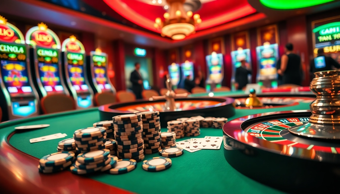 Engage in the thrill of luck8 while playing poker at a high-stakes casino table.