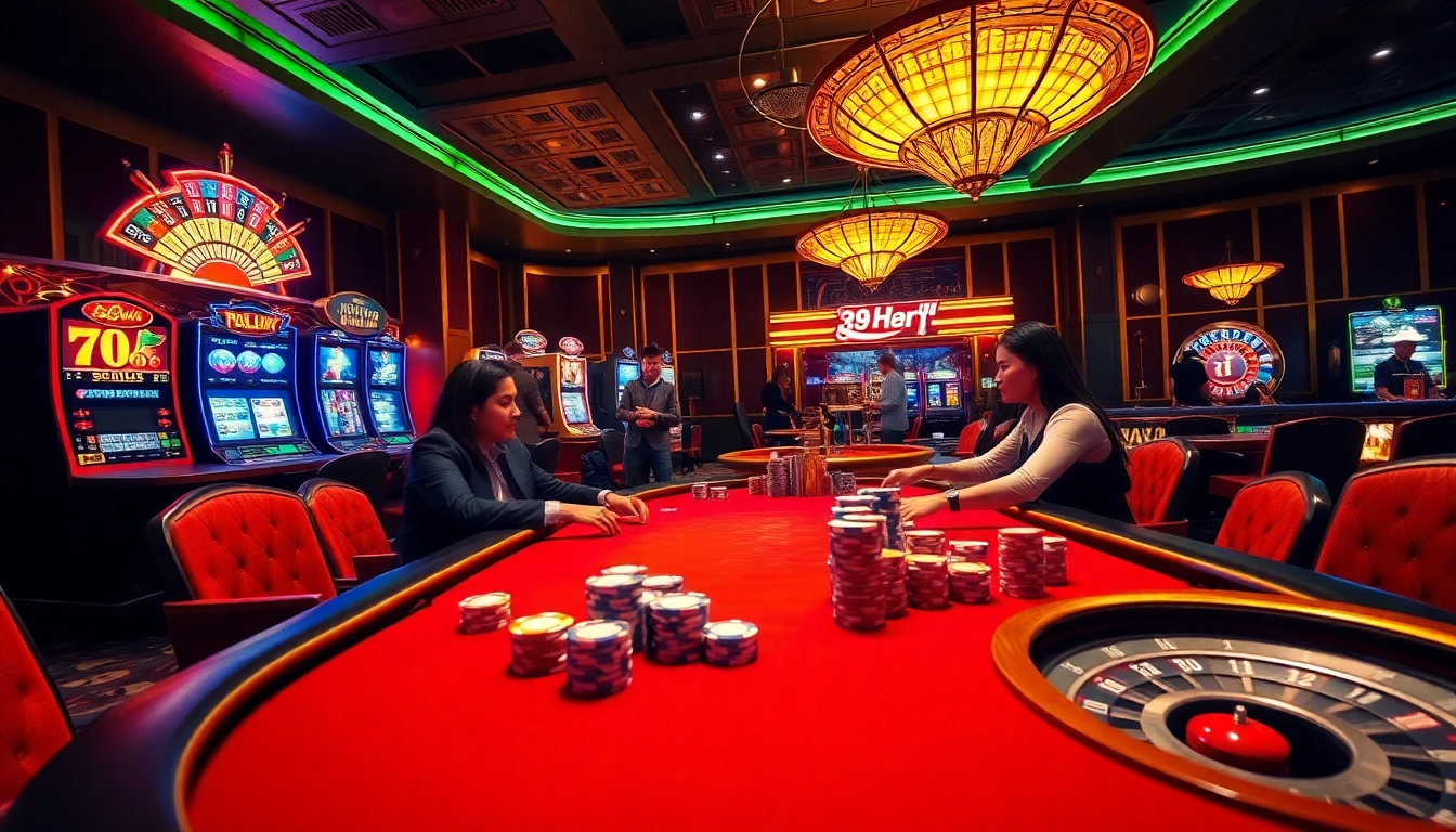 Experience thrilling gameplay at 98Win casino with vibrant poker tables and exciting slot machines.