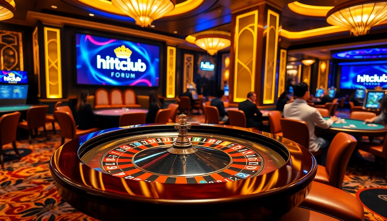 Players enjoying a lively game at the hitclub forum casino table enriched with excitement and strategy.