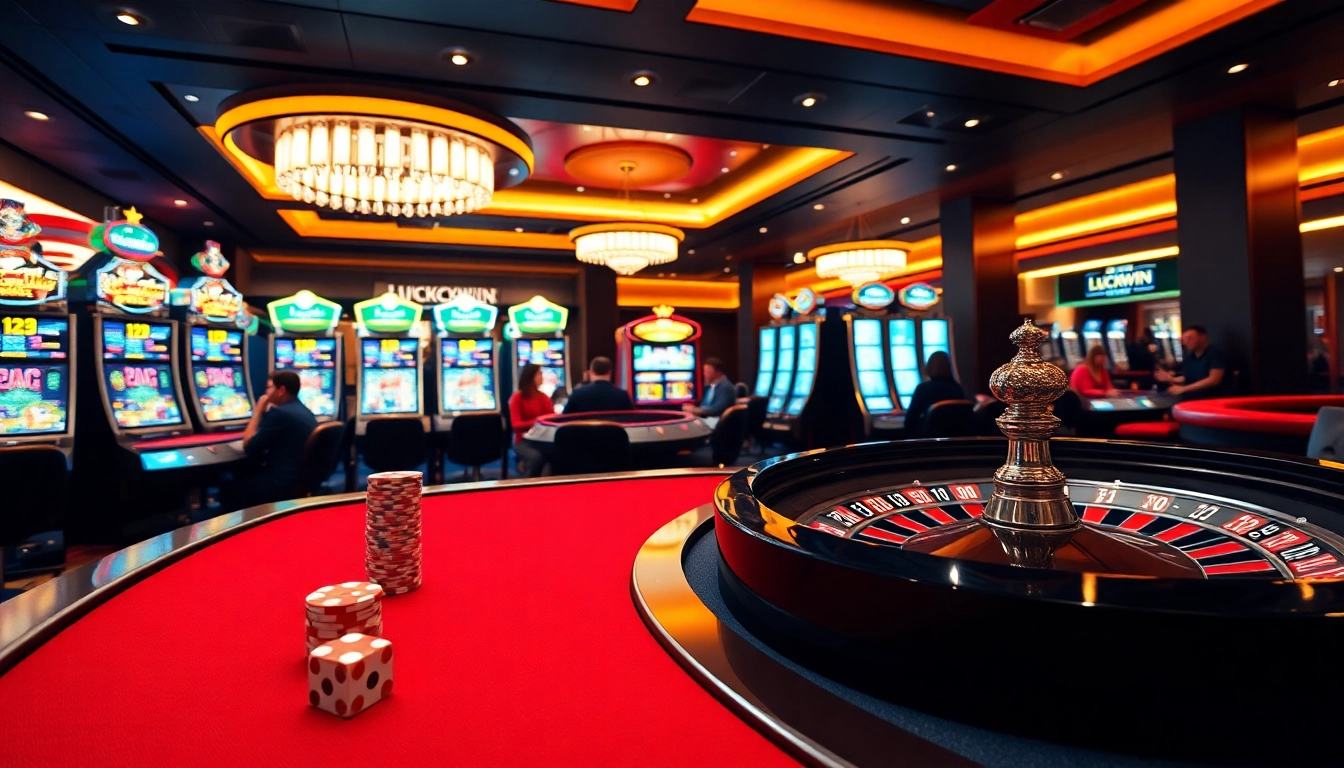 Experience thrilling gameplay at Luckwin Casino with vibrant slots and elegant table games.