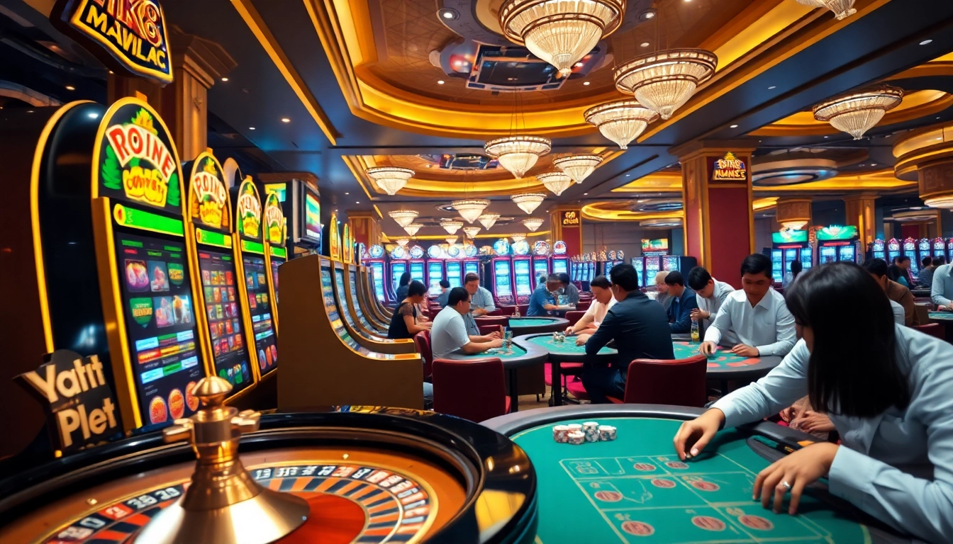 Thrilling gaming action at MK8.AC with vibrant slots and engaging poker games.